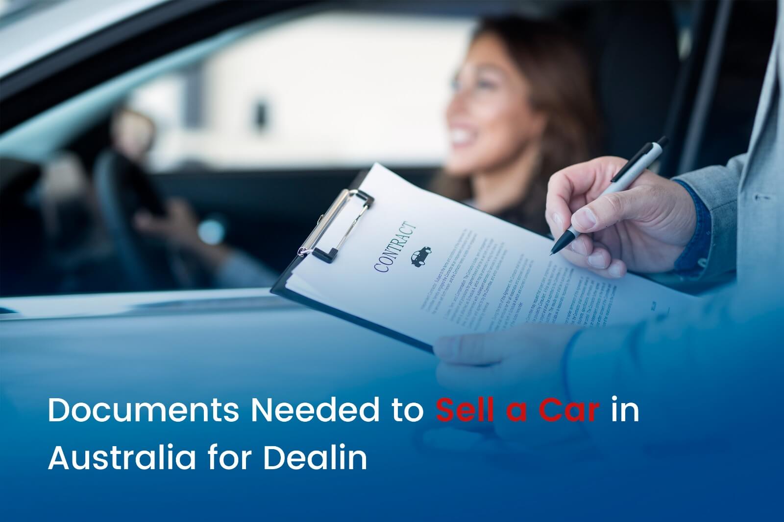 Documents needed to sell a car in Australia – car sale contract signing