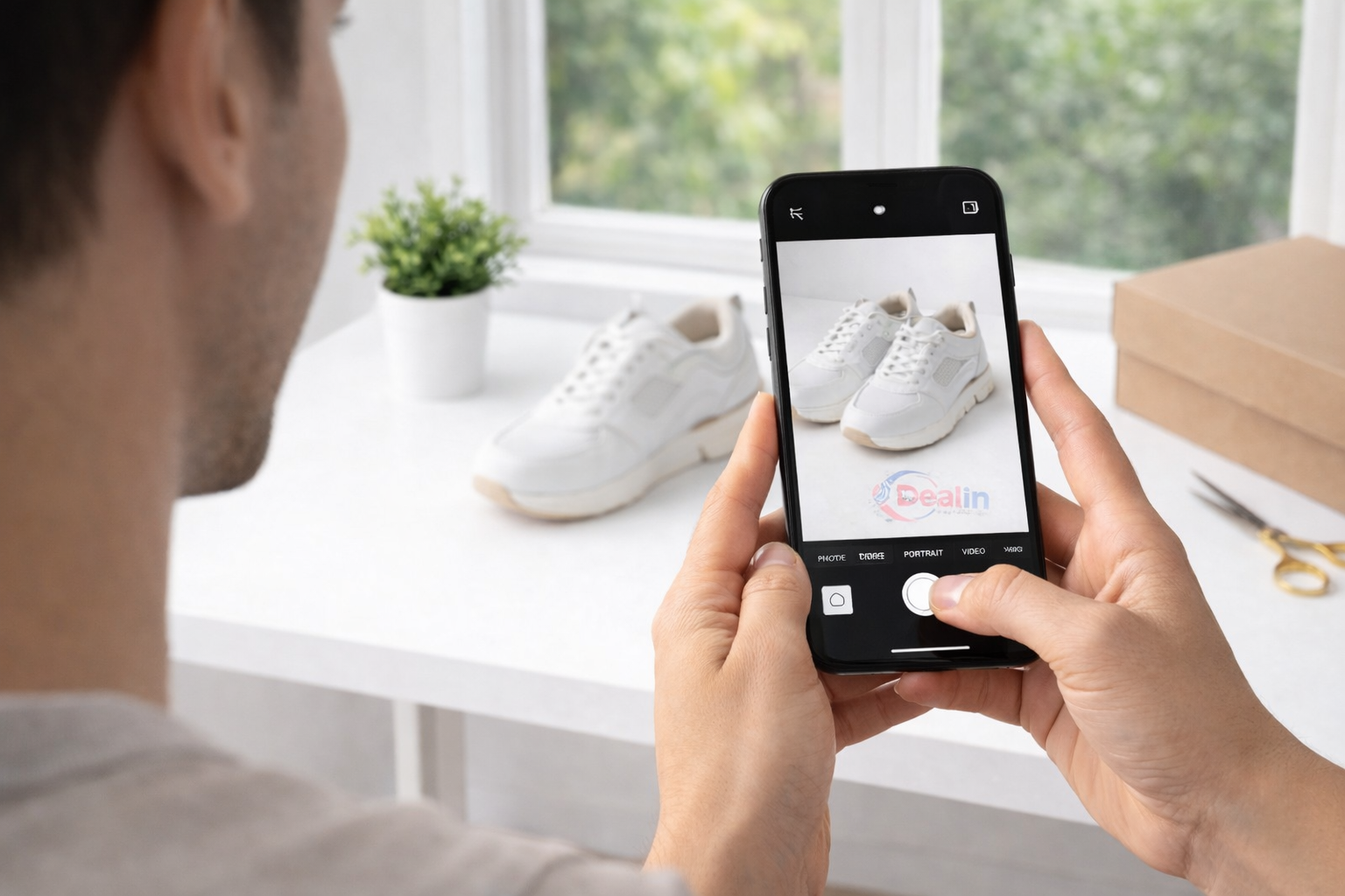 Australian seller taking clear photos for an online classifieds listing